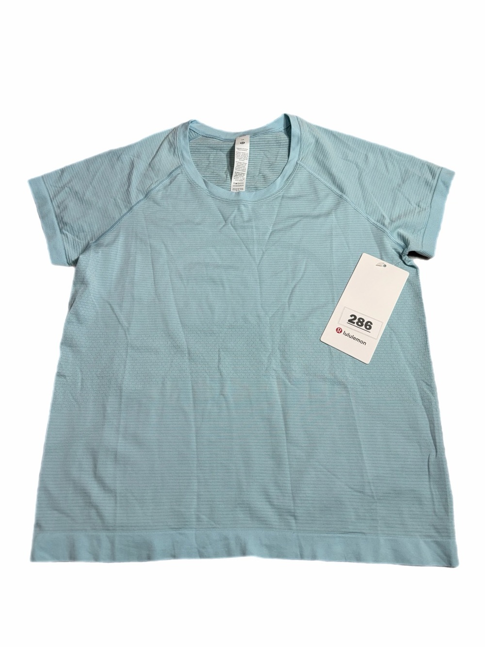 NWT Lululemon Swiftly Tech Short-Sleeve 2.0 *Waist/Race Length (Foam Cloud) 10